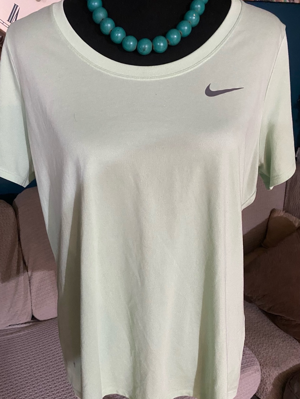 Nike DriFit Light Mint Short Sleeve Tee